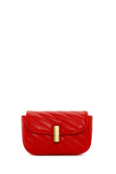 Women's Red Long Strap Quilted Crossbody Bag | Derimod Women's Red Long Strap Quilted Crossbody Bag | Derimod