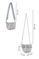 Kadın Gri Uzun Askılı Kumaş Çapraz Çanta | Derimod Kadın Gri Uzun Askılı Kumaş Çapraz Çanta | Derimod
