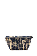 Kadın Mavi Uzun Askılı Kumaş Çapraz Çanta | Derimod Kadın Mavi Uzun Askılı Kumaş Çapraz Çanta | Derimod