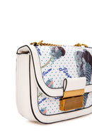 Kadın Beyaz Uzun Askılı Baskılı Çapraz Çanta | Derimod Kadın Beyaz Uzun Askılı Baskılı Çapraz Çanta | Derimod