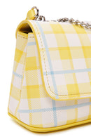 Kadın Sarı Baskılı Uzun Askılı Çapraz Çanta | Derimod Kadın Sarı Baskılı Uzun Askılı Çapraz Çanta | Derimod