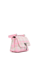 Kadın Pembe Baskılı Uzun Askılı Çapraz Çanta | Derimod Kadın Pembe Baskılı Uzun Askılı Çapraz Çanta | Derimod