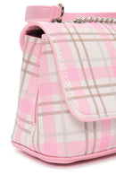 Kadın Pembe Baskılı Uzun Askılı Çapraz Çanta | Derimod Kadın Pembe Baskılı Uzun Askılı Çapraz Çanta | Derimod