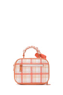 Women's Orange Long Strap Printed Crossbody Bag | Derimod Women's Orange Long Strap Printed Crossbody Bag | Derimod