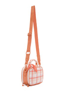 Women's Orange Long Strap Printed Crossbody Bag | Derimod Women's Orange Long Strap Printed Crossbody Bag | Derimod