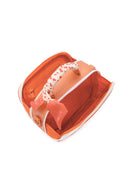 Women's Orange Long Strap Printed Crossbody Bag | Derimod Women's Orange Long Strap Printed Crossbody Bag | Derimod