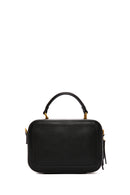 Women's Black Long Strap Printed Shoulder Bag | Derimod Women's Black Long Strap Printed Shoulder Bag | Derimod