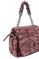 Kadın Pembe Uzun Askılı Kumaş Çapraz Çanta | Derimod Kadın Pembe Uzun Askılı Kumaş Çapraz Çanta | Derimod