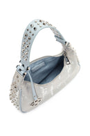 Women's Gray Fabric Shoulder Bag | Derimod Women's Gray Fabric Shoulder Bag | Derimod