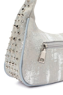 Women's Gray Fabric Shoulder Bag | Derimod Women's Gray Fabric Shoulder Bag | Derimod