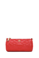 Women's Red Long Strap Quilted Crossbody Bag | Derimod Women's Red Long Strap Quilted Crossbody Bag | Derimod
