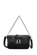 Women's Black Long Strap Shoulder Bag | Derimod Women's Black Long Strap Shoulder Bag | Derimod