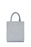 Women's Blue Long Strap Straw Crossbody Bag | Derimod Women's Blue Long Strap Straw Crossbody Bag | Derimod