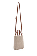 Women's Beige Long Strap Straw Crossbody Bag | Derimod Women's Beige Long Strap Straw Crossbody Bag | Derimod