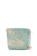 Kadın Mavi Uzun Askılı Hasır Çapraz Çanta | Derimod Kadın Mavi Uzun Askılı Hasır Çapraz Çanta | Derimod