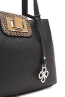 Women's Black Long Strap Casual Shoulder Bag | Derimod Women's Black Long Strap Casual Shoulder Bag | Derimod
