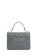 Kadın Mavi Uzun Askılı Kapitone Kol Çantası | Derimod Kadın Mavi Uzun Askılı Kapitone Kol Çantası | Derimod