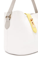 Women's White Long Strap Shoulder Bag | Derimod Women's White Long Strap Shoulder Bag | Derimod