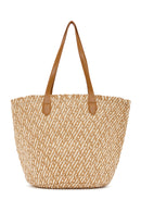 Kadın Vizon Hasır Omuz Çantası | Derimod Kadın Vizon Hasır Omuz Çantası | Derimod