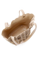 Kadın Bej Klasik Omuz Çantası | Derimod Kadın Bej Klasik Omuz Çantası | Derimod