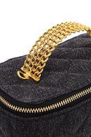 Kadın Mavi Uzun Askılı Kapitone Çapraz Çanta | Derimod Kadın Mavi Uzun Askılı Kapitone Çapraz Çanta | Derimod