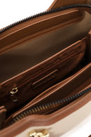 Kadın Bej Uzun Askılı Baskılı Kol Çantası | Derimod Kadın Bej Uzun Askılı Baskılı Kol Çantası | Derimod