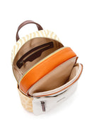 Kadın Bej Leopar Detaylı Sırt Çantası | Derimod Kadın Bej Leopar Detaylı Sırt Çantası | Derimod