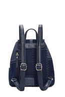 Kadın Mavi Kumaş Sırt Çantası | Derimod Kadın Mavi Kumaş Sırt Çantası | Derimod