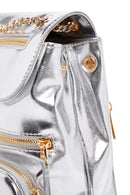 Kadın Gümüş Metalik Sırt Çantası | Derimod Kadın Gümüş Metalik Sırt Çantası | Derimod