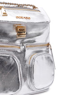 Kadın Gümüş Metalik Sırt Çantası | Derimod Kadın Gümüş Metalik Sırt Çantası | Derimod