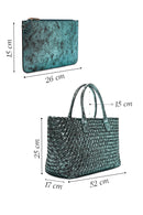 Kadın Yeşil Örgü Omuz Çantası | Derimod Kadın Yeşil Örgü Omuz Çantası | Derimod