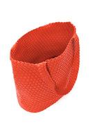 Kadın Turuncu Uzun Askılı Örgü Omuz Çantası | Derimod Kadın Turuncu Uzun Askılı Örgü Omuz Çantası | Derimod