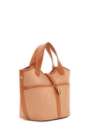 Kadın Taba Uzun Askılı Kumaş Kol Çantası | Derimod Kadın Taba Uzun Askılı Kumaş Kol Çantası | Derimod