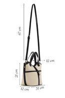 Kadın Bej Uzun Askılı Kumaş Kol Çantası | Derimod Kadın Bej Uzun Askılı Kumaş Kol Çantası | Derimod