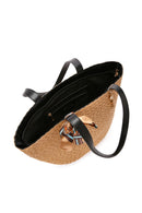 Kadın Bej Hasır Omuz Çantası | Derimod Kadın Bej Hasır Omuz Çantası | Derimod