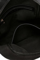 Kadın Siyah Baskılı Sırt Çantası | Derimod Kadın Siyah Baskılı Sırt Çantası | Derimod