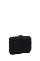 Kadın Siyah Uzun Zincir Askılı Taşlı Portföy Çanta | Derimod Kadın Siyah Uzun Zincir Askılı Taşlı Portföy Çanta | Derimod