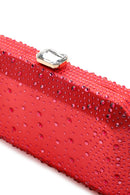 Kadın Turuncu Uzun Zincir Askılı Taşlı Portföy Çanta | Derimod Kadın Turuncu Uzun Zincir Askılı Taşlı Portföy Çanta | Derimod