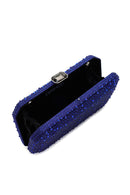 Kadın Mavi Uzun Zincir Askılı Taşlı Portföy Çanta | Derimod Kadın Mavi Uzun Zincir Askılı Taşlı Portföy Çanta | Derimod