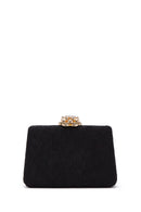 Women's Black Long Chain Strap Clutch Bag | Derimod Women's Black Long Chain Strap Clutch Bag | Derimod