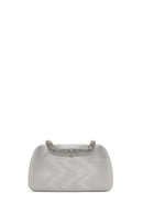 Kadın Gümüş Uzun Zincir Askılı Taşlı Portföy Çanta | Derimod Kadın Gümüş Uzun Zincir Askılı Taşlı Portföy Çanta | Derimod