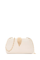 Women's Cream Long Chain Strap Clutch Bag | Derimod Women's Cream Long Chain Strap Clutch Bag | Derimod