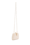 Women's Cream Long Chain Strap Clutch Bag | Derimod Women's Cream Long Chain Strap Clutch Bag | Derimod