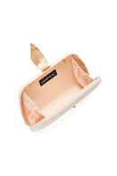 Women's Cream Long Chain Strap Clutch Bag | Derimod Women's Cream Long Chain Strap Clutch Bag | Derimod
