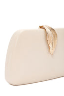 Women's Cream Long Chain Strap Clutch Bag | Derimod Women's Cream Long Chain Strap Clutch Bag | Derimod
