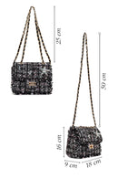 Kadın Siyah Uzun Askılı Aksesuarlı Omuz Çantası | Derimod Kadın Siyah Uzun Askılı Aksesuarlı Omuz Çantası | Derimod