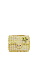 Women's Yellow Long Strap Shoulder Bag with Accessories | Derimod Women's Yellow Long Strap Shoulder Bag with Accessories | Derimod