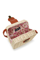 Women's Cream Long Strap Straw Crossbody Bag | Derimod Women's Cream Long Strap Straw Crossbody Bag | Derimod