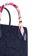 Women's Blue Long Strap Shoulder Bag | Derimod Women's Blue Long Strap Shoulder Bag | Derimod