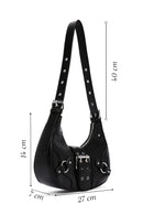 Kadın Siyah Omuz Çantası | Derimod Kadın Siyah Omuz Çantası | Derimod